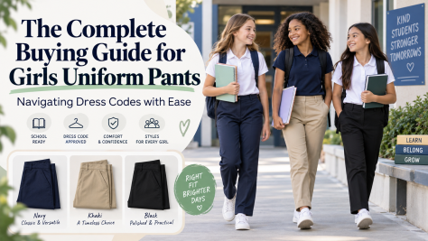 girls uniform pants