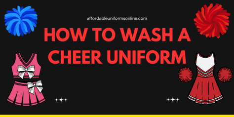 How to wash cheer uniform