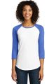 District ®  Women's Fitted Very Important Tee ®  3/4-Sleeve Raglan. DT6211