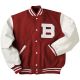 VARSITY AWARD LETTERMAN JACKET WITH VINYL SLEEVES AND QUILTED LINING - 224181