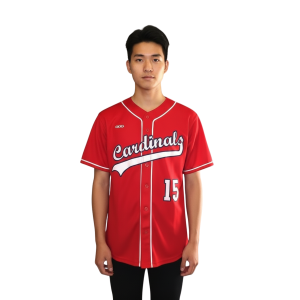 REPLICA FULL BUTTON PERFORMANCE GAME JERSEY - FULLY DECORATED