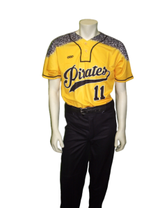 MAXXIM SPORTS CUSTOM SUBLIMATED 2 - BUTTON BASEBALL JERSEY - MAX-DSB400