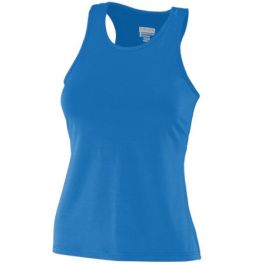 AUGUSTA POLY/SPANDEX SOLID RACER BACK TOP - 1202