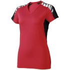 HIGH 5 WOMENS "ATOMIC" POLY/SPANDEX 4 WAY STRETCH WOMEN SHORT SLEEVE VOLLEYBALL JERSEY - 42192