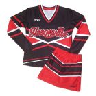 MAXXIM SPORTS CUSTOM DYE SUBLIMATED LONG SLEEVE CHEER UNIFORM - DS-CU200LSV