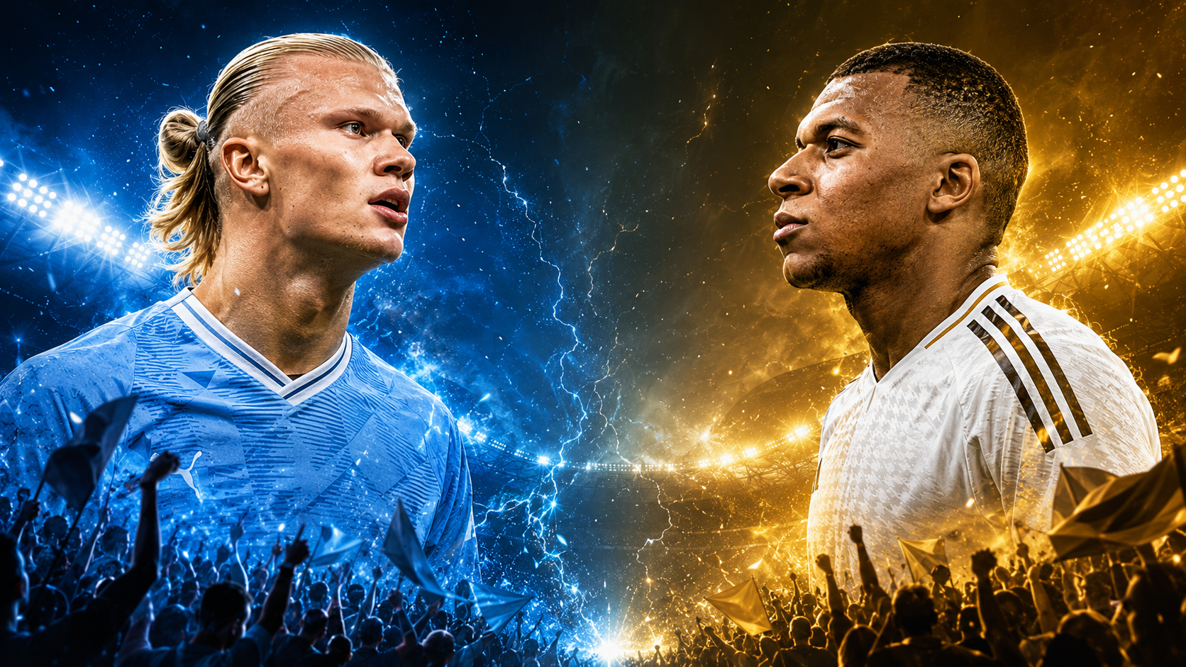 Haaland vs Mbappe