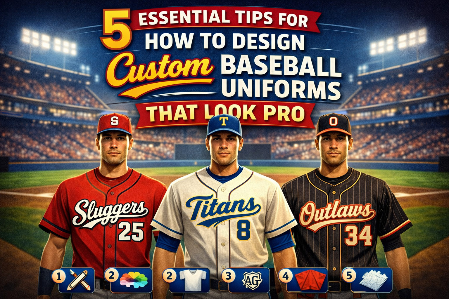 Design Custom Baseball Uniforms