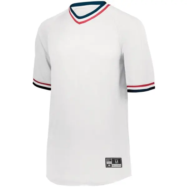 Retro Baseball Jerseys V Neck Baseball Jersey AUO