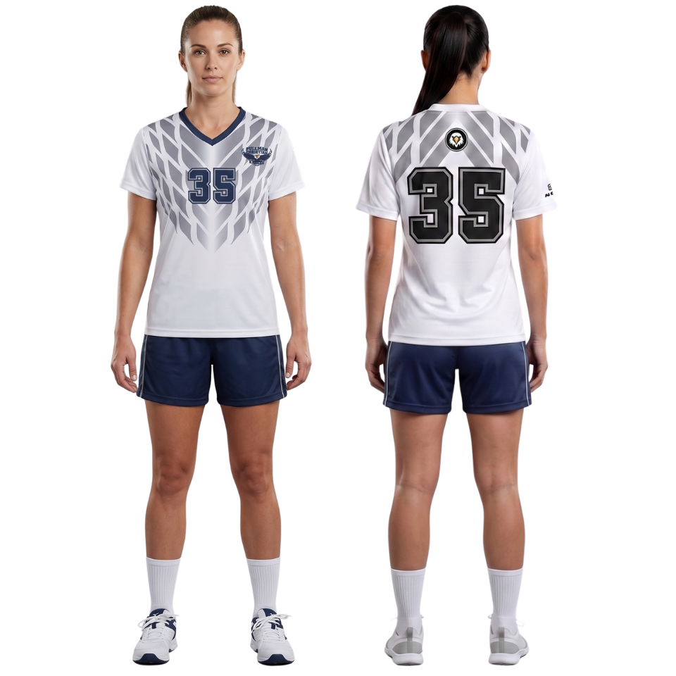 Womens Sleeveless V-neck Soccer Jersey