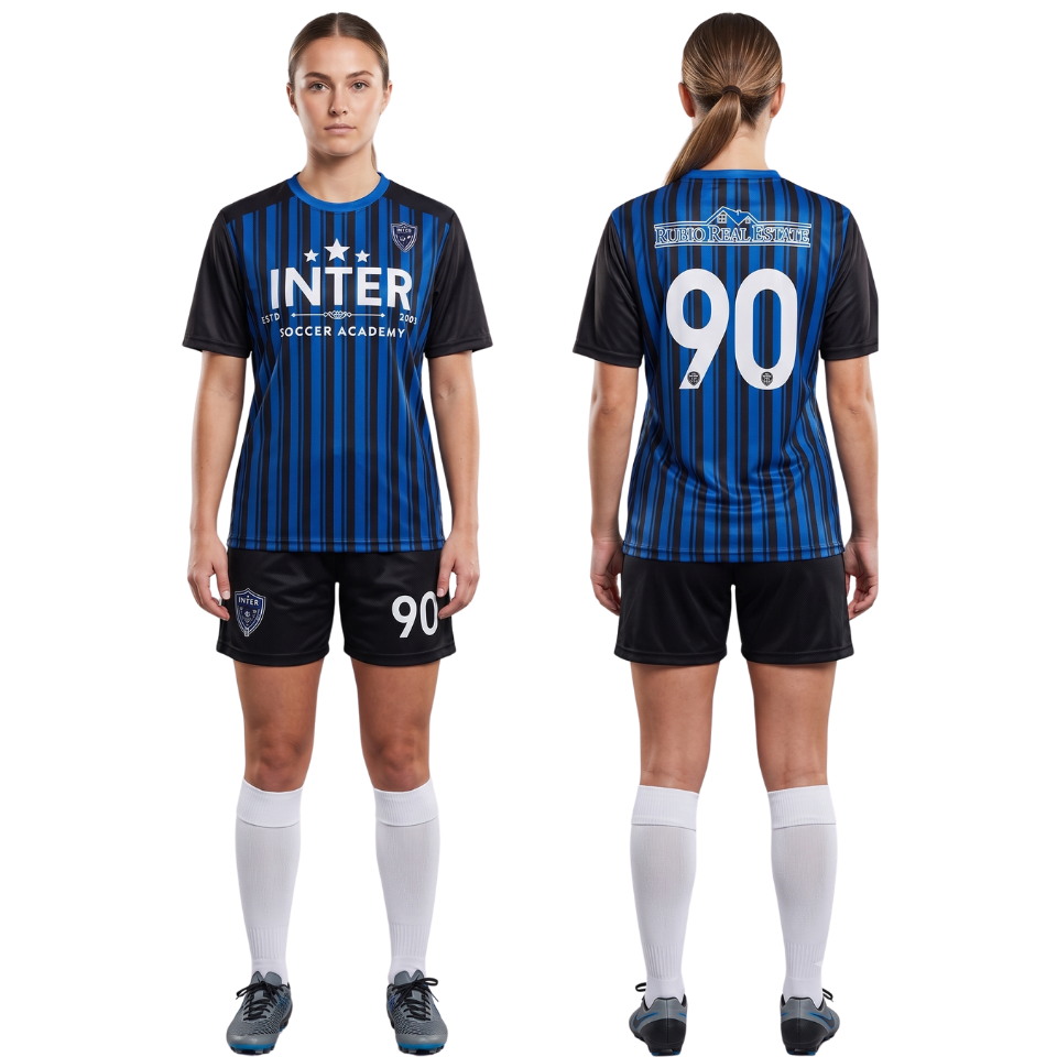 Womens Short Sleeve V-neck Soccer Jersey