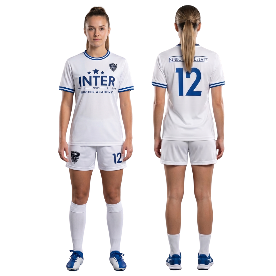 Womens Short Sleeve V-neck Soccer Jersey
