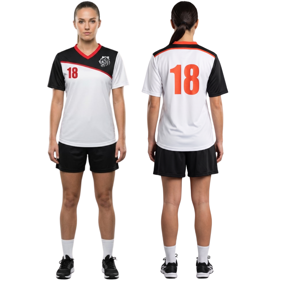 Womens Short Sleeve Crew Soccer Jersey