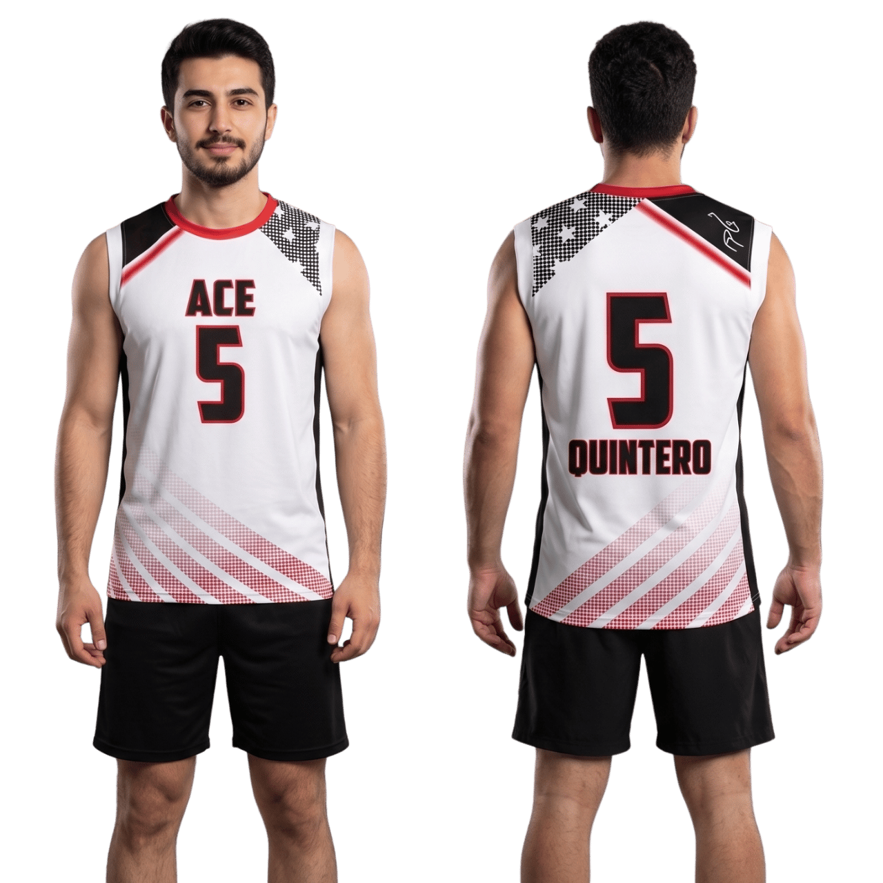 Vollyball Men Sleeveless Ace Jersey