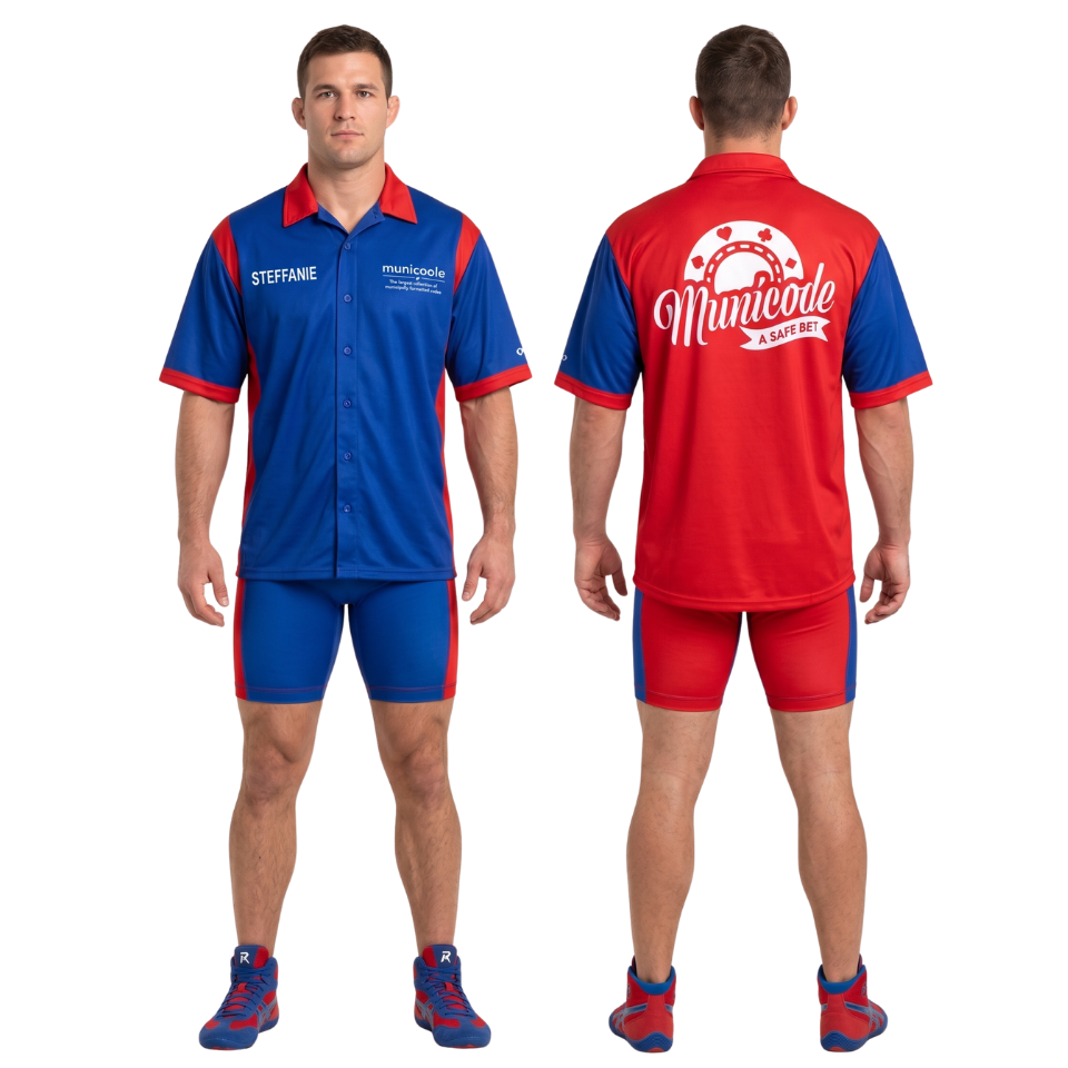 Mens Sublimated Bowling Shirt