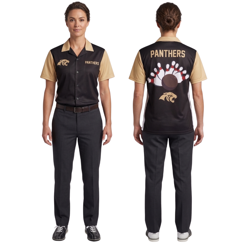 Womens Performance Bowling Polo