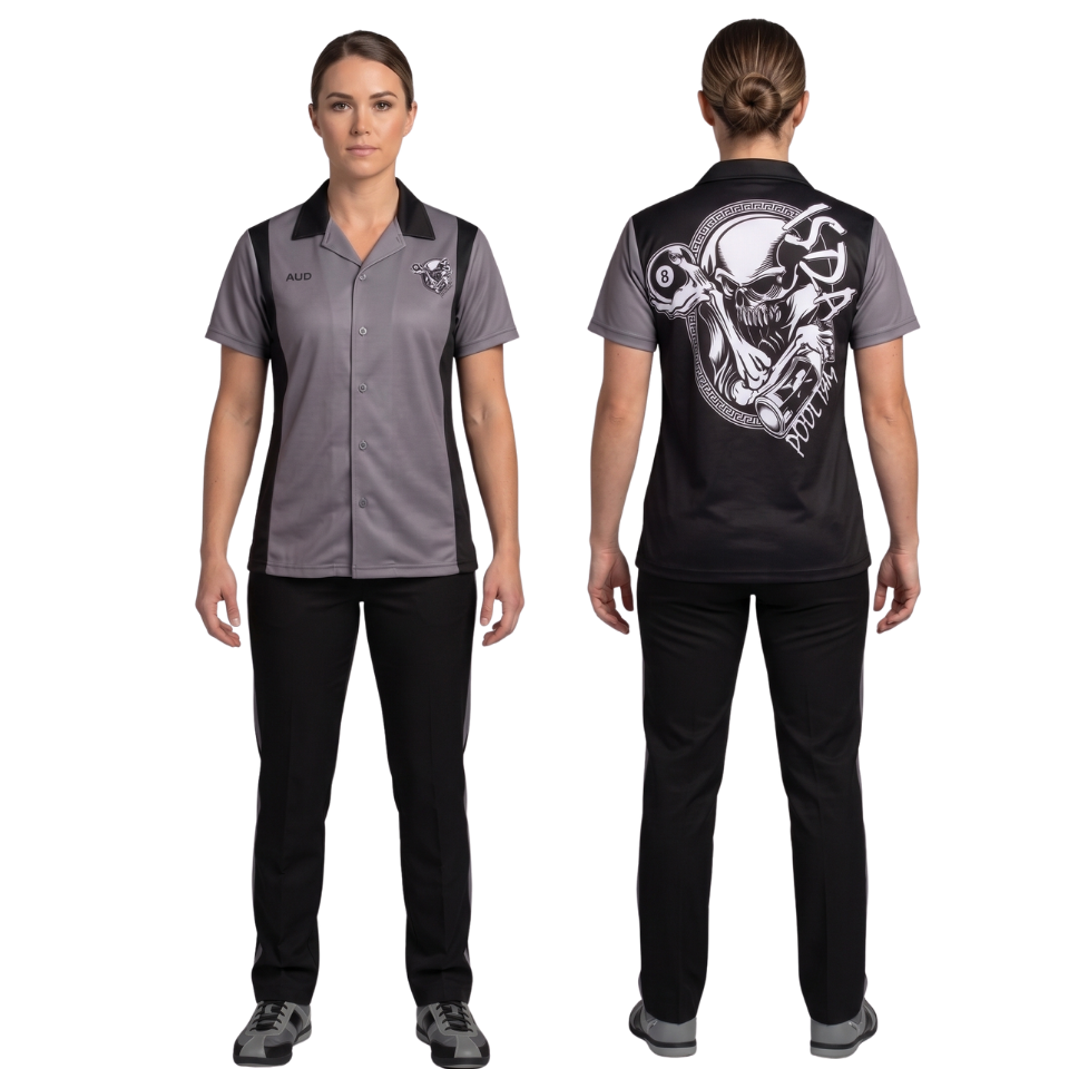Womens V-Neck Bowling Jersey