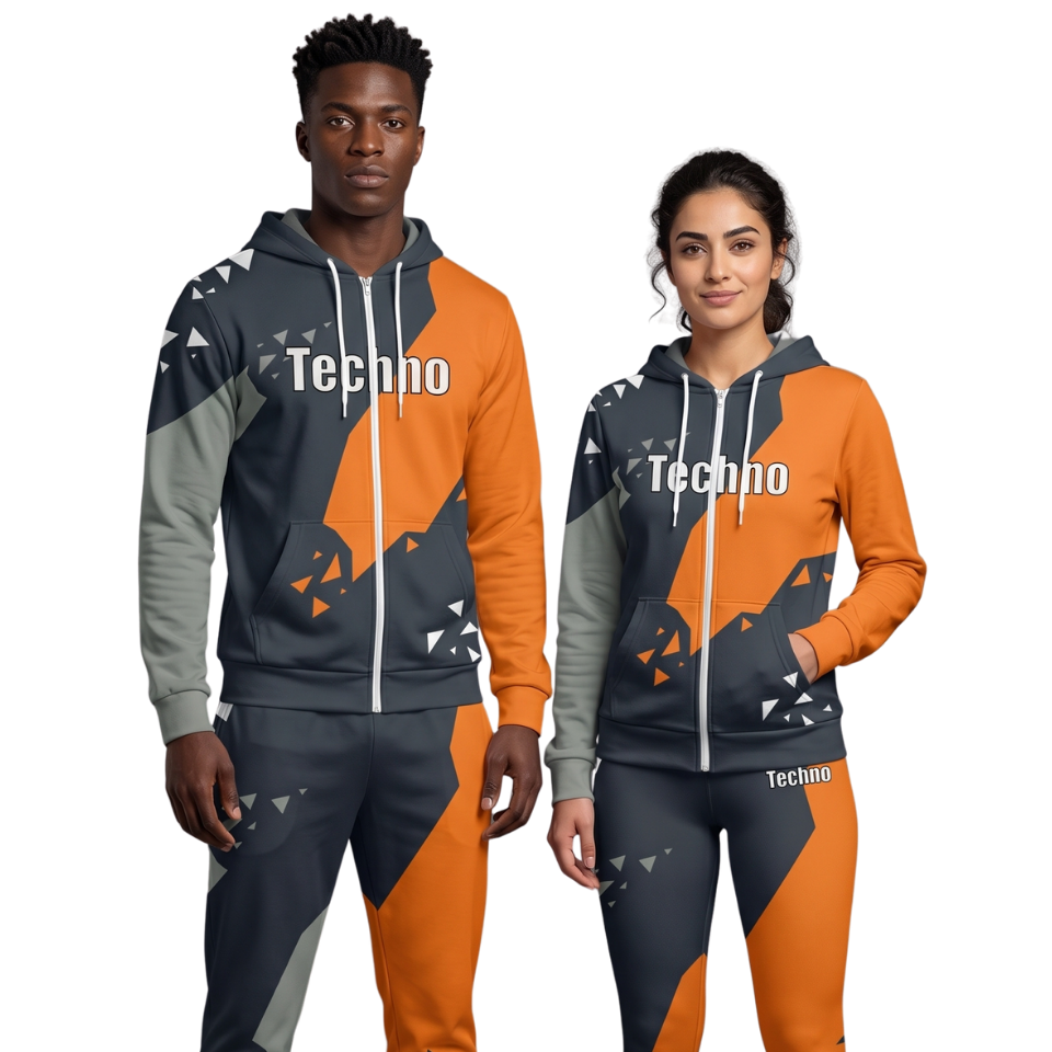 Custom Full Zipper Fleece Hoodie