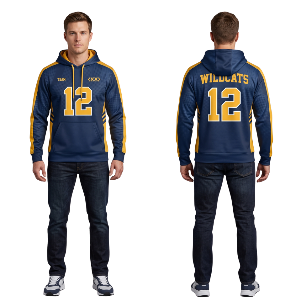Custom Spiritwear Sublimated Fleece Hoodie