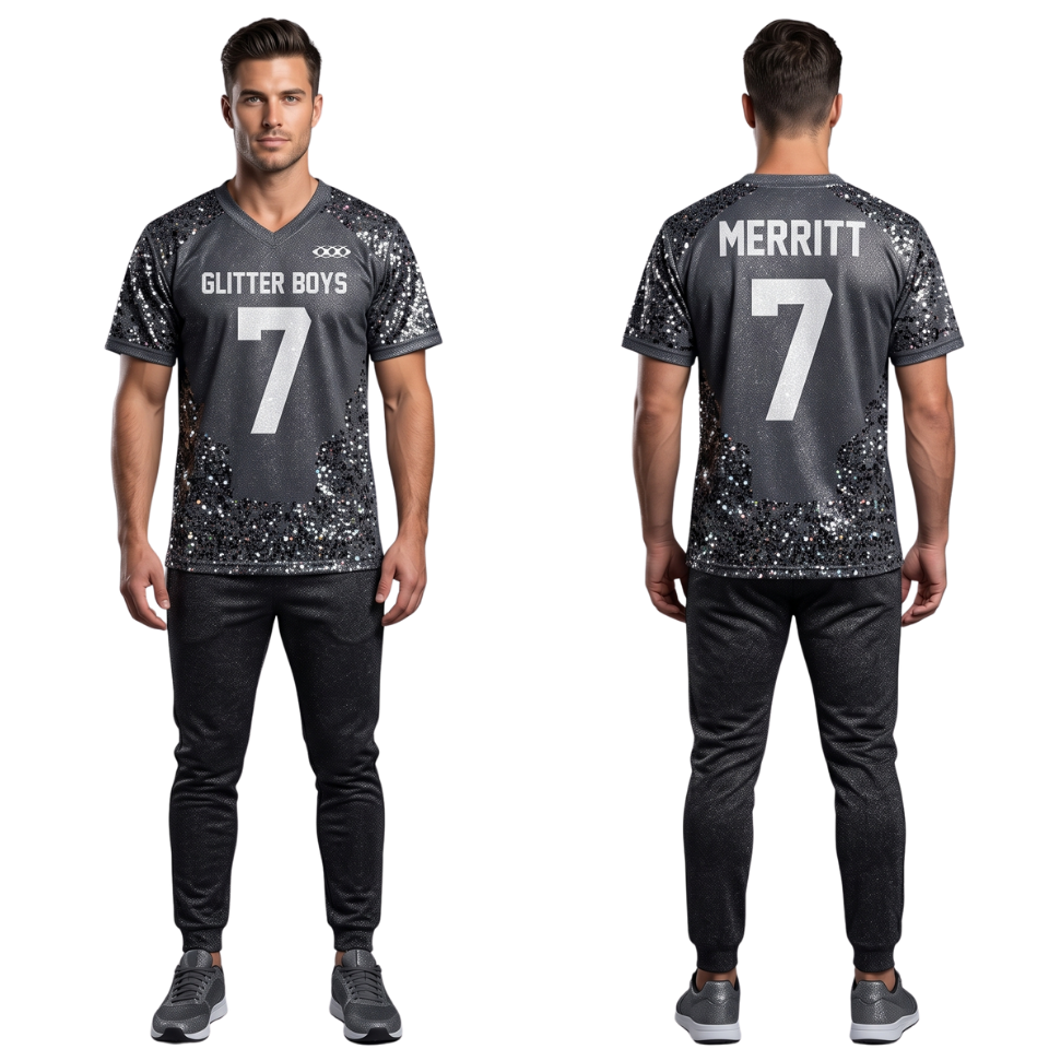 Glitter Decorated Jerseys & Shirts