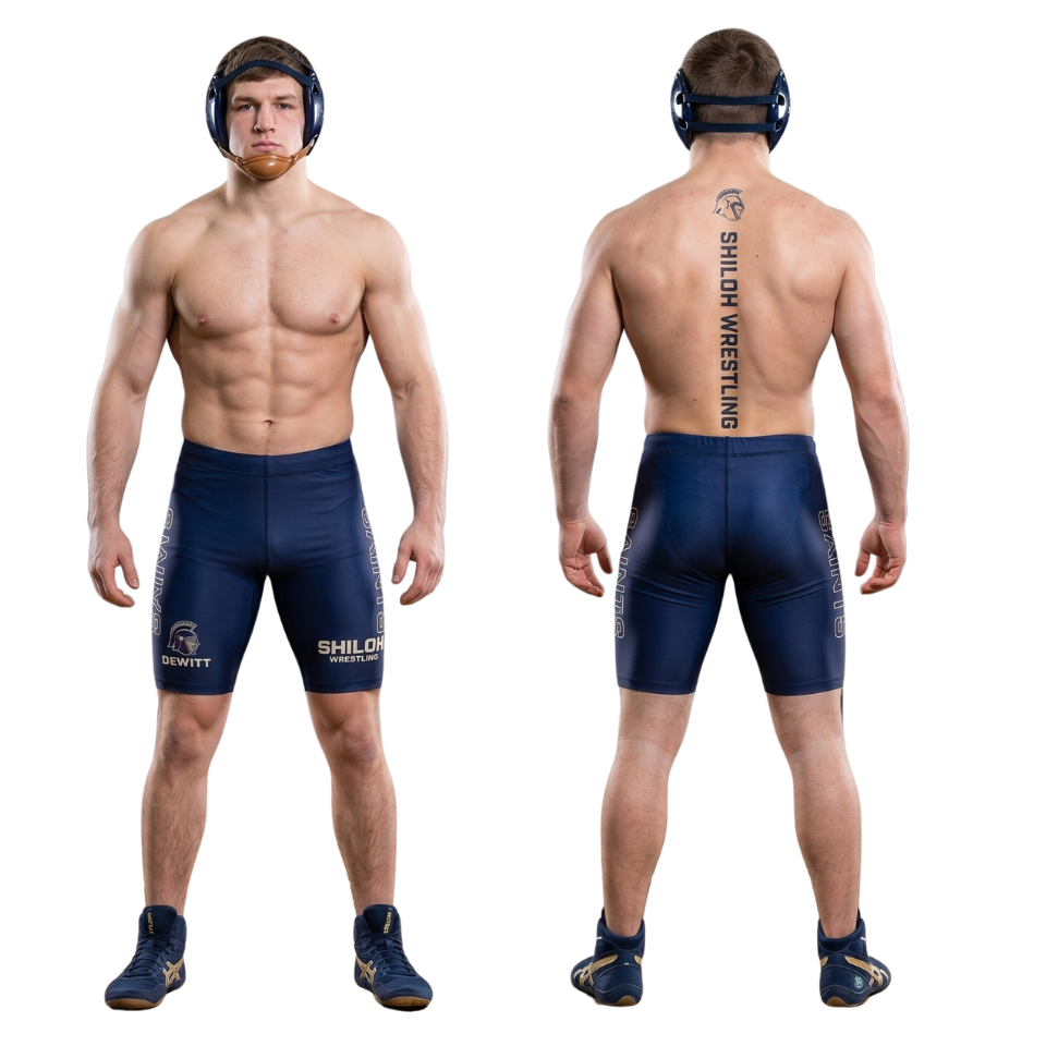 Mens Custom Wrestling Compression Shorts