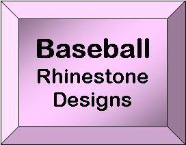 Rhineston desgin templates - Baseball