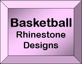 Rhineston Design Templates - Basketball