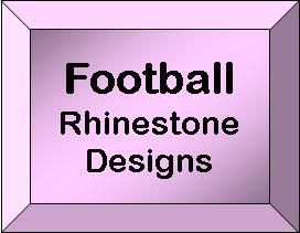 Rhineston Design Templates - Football