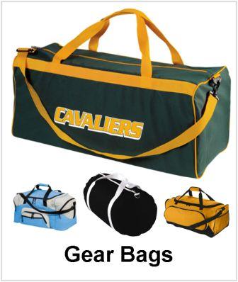 Custom Decorated Player Gear Bags and Equipment Bags