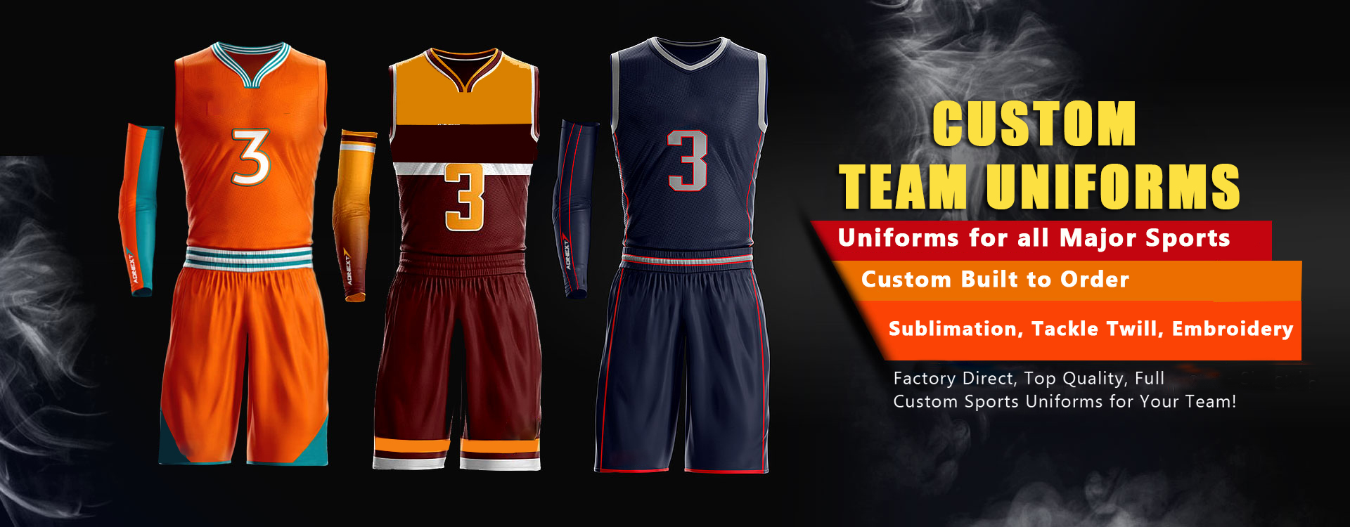 Custom Uniforms, Custom Jerseys