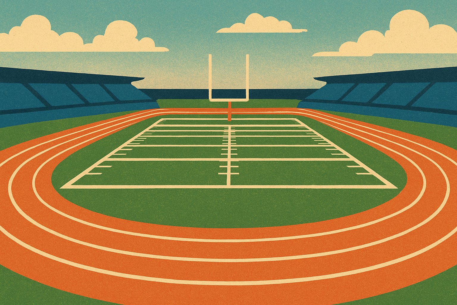 How Long Is The Track Around A Football Field