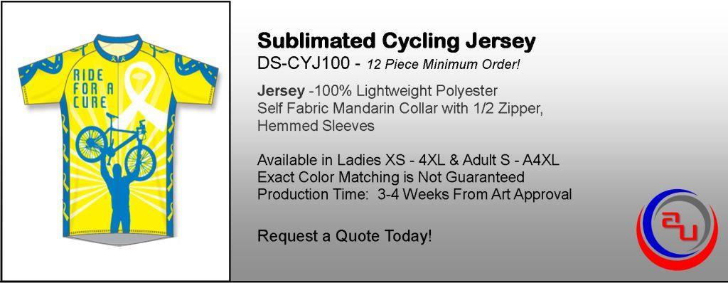 SUBLIMATED CYCLING JERSEY