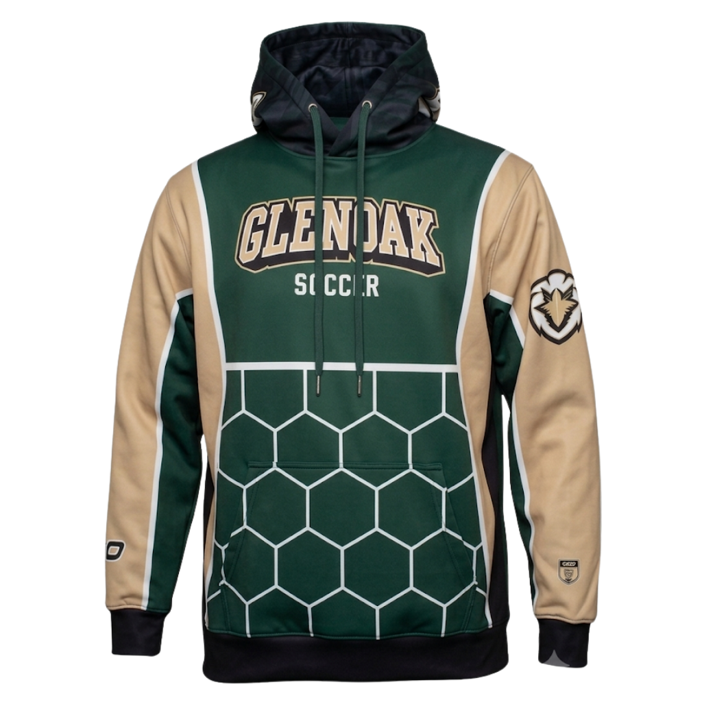 Mens Custom Soccer Fleece Hoodies