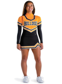 Adult Ladies Blue High School Cheerleader Costume
