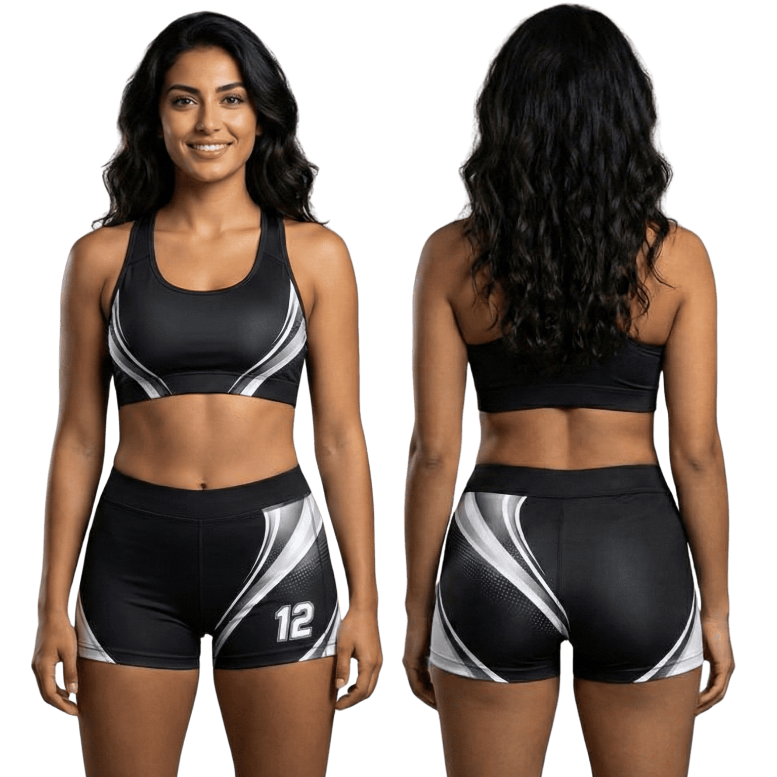 Womens Custom Spandex Volleyball Shorts