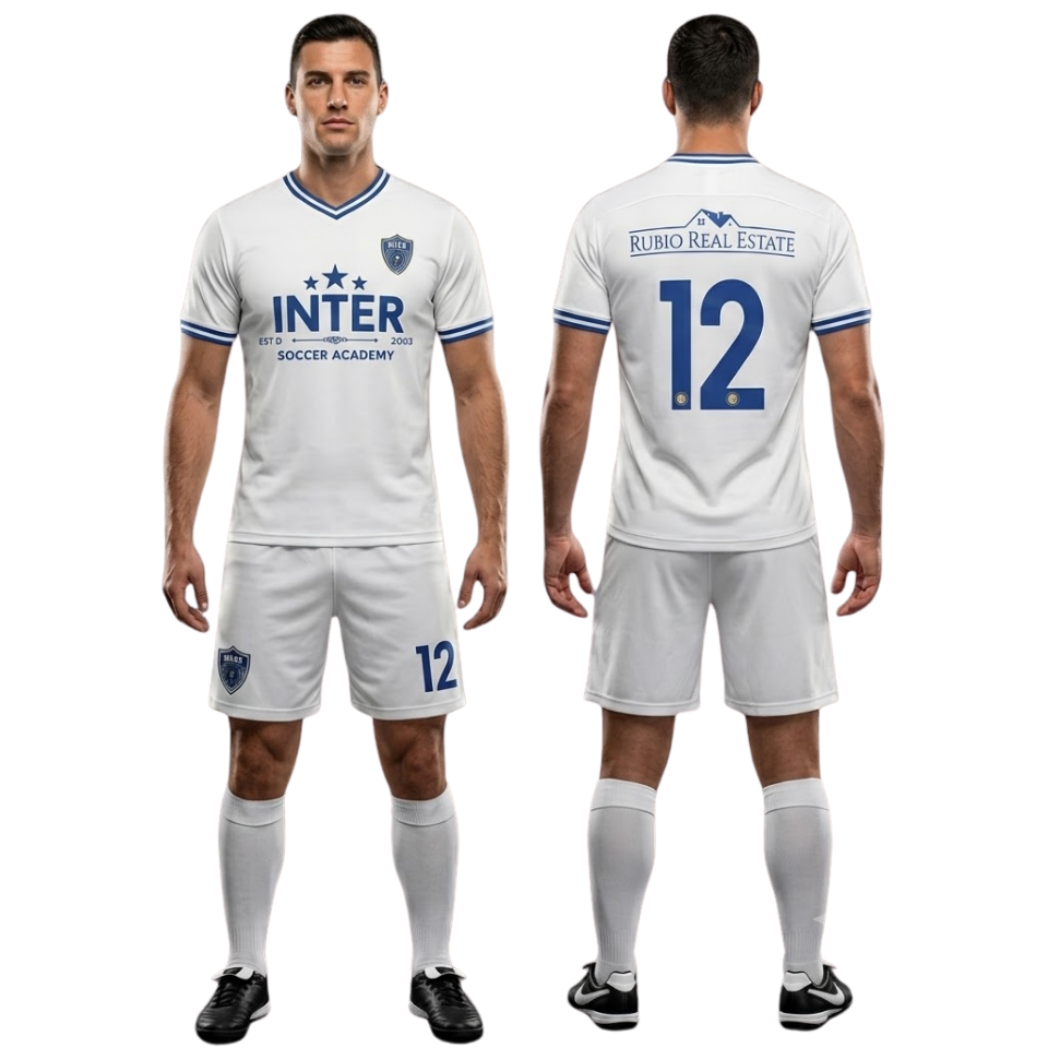 Custom Mens Short Sleeve V-Neck Soccer Jersey